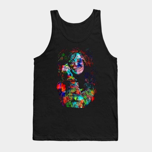 Janis Joplin Pop Art Tank Top by SIJI.MAREM